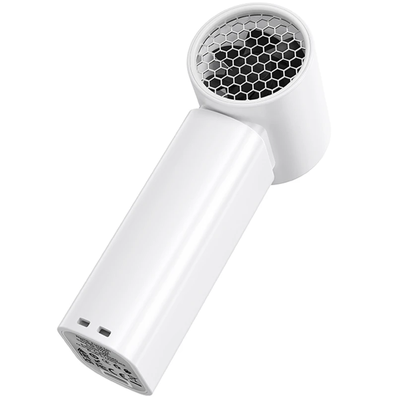 Портативний вентилятор Hoco HX601 handheld folding fan 3000 mAh – White. Фото 3 з 5