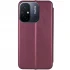 Чохол-книжка класичний на Xiaomi Redmi 12C / Poco C55 – Бордовий. Фото 2 з 4