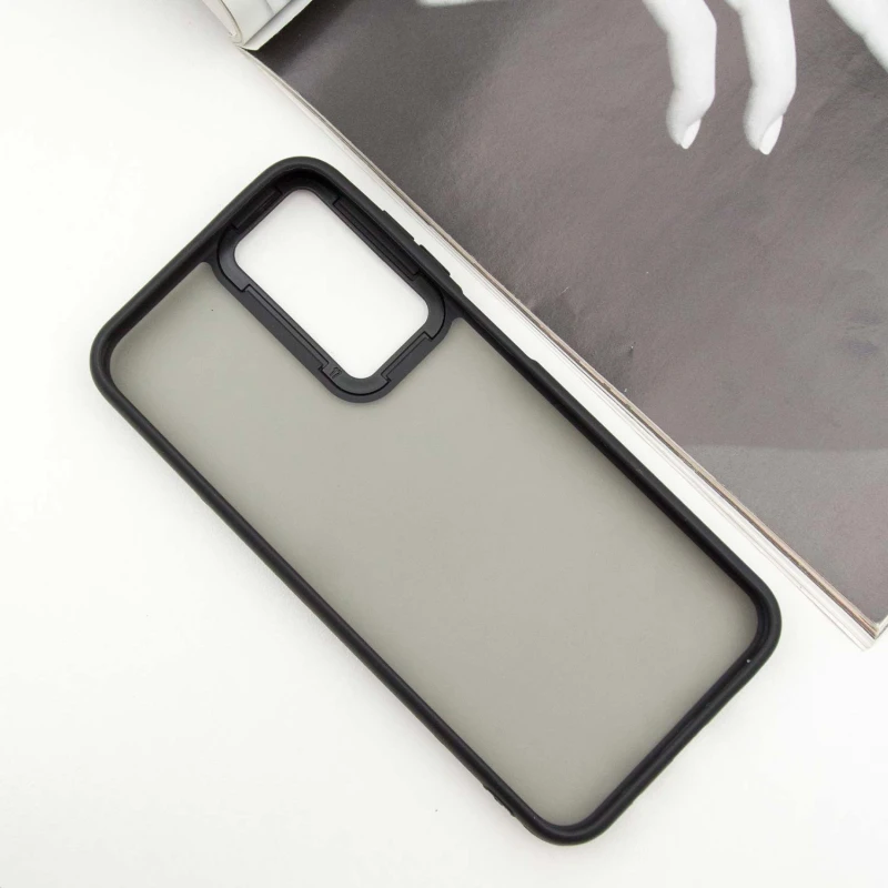 Чехол TPU+PC Lyon Frosted на Samsung Galaxy A18 – Black. Фото 3 из 6