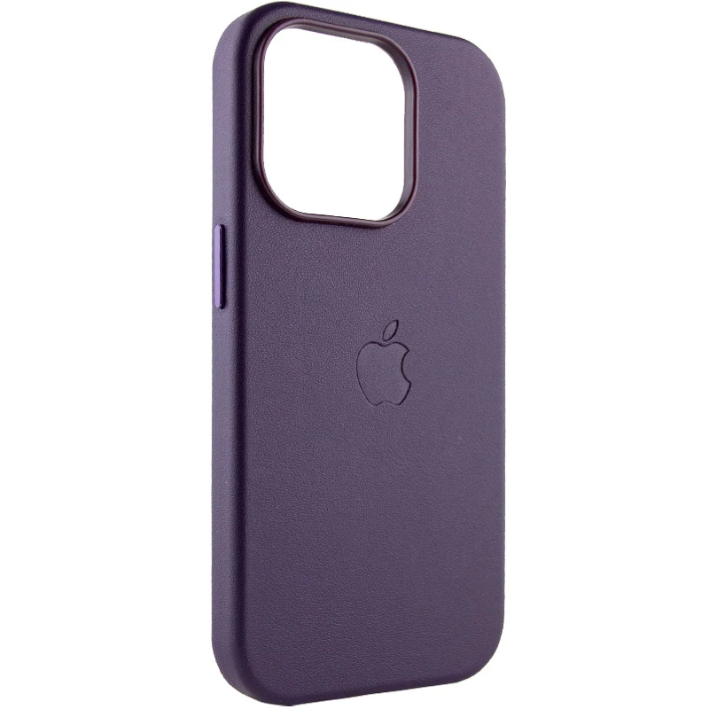 Шкіряний чохол Silicone Case Premium з MagSafe на Apple iPhone 14 Pro (6.1") – Deep Violet. Фото 3 з 7