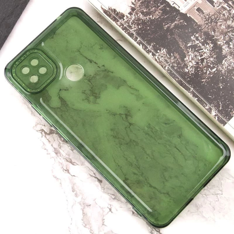 Силиконовый чехол с узором на Xiaomi Redmi 9C – Зеленый. Фото 7 из 10