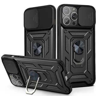 Ударопрочный чехол Serge Ring с защитой камеры для Apple iPhone 12 Pro Max (6.7")