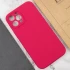 Чохол з захистом камери Silicone Case для Apple iPhone 12 Pro Max (6.7") – Червоний / Rose Red. Фото 5 з 6