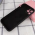 Чохол Silk Full Camera Protective (AA) NO LOGO для Apple iPhone 12 Pro Max (6.7") – Чорний / Black. Фото 2 з 2