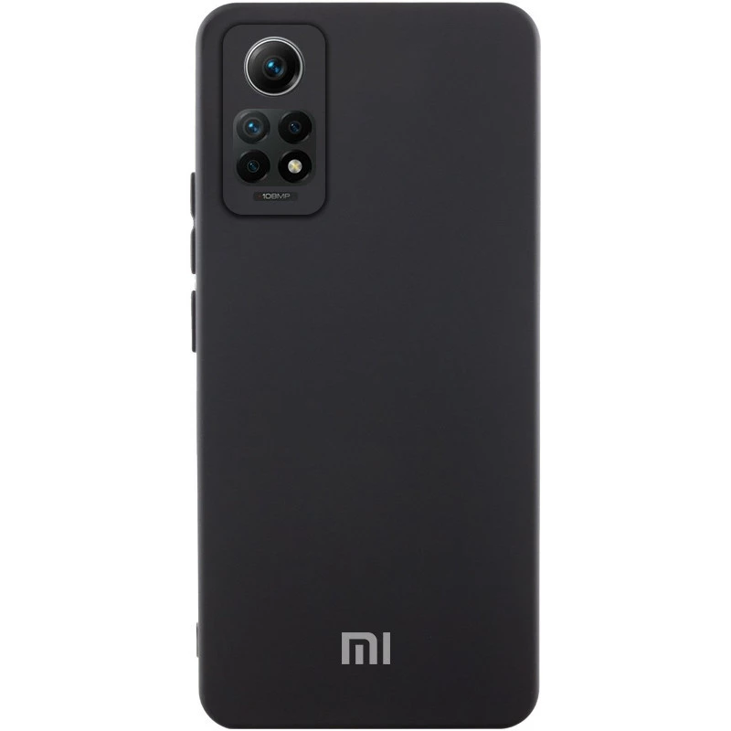 Силиконовый чехол Cover Lakshmi с защитой камеры для Xiaomi Redmi A5 (Europe version) – Черный / Black. Фото 1 из 7