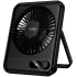 Портативний вентилятор Hoco HX607 handheld folding fan 2000 mAh – Black. Фото 1 з 4
