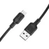 Дата кабель Borofone BX113 Lenny USB to MicroUSB 2.4A (2m) – Black. Фото 3 з 5