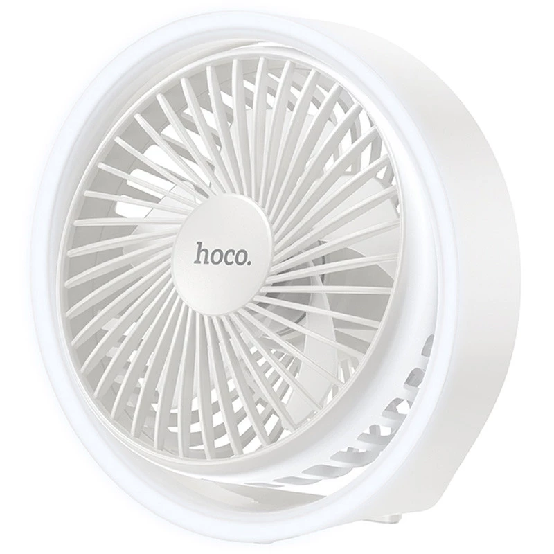 

Портативний вентилятор Hoco HX22 Elegant desktop fan (White)