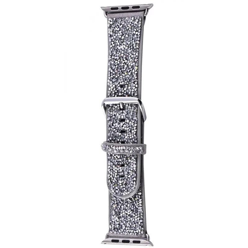

Ремінець Bling World Rock Diamond для Apple Watch 42/44/45mm (Срібний)
