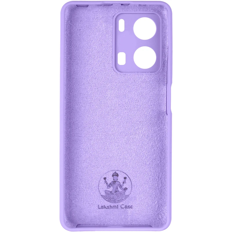 Чохол Silicone Case Lakshmi Plus з закритою камерою на Xiaomi Redmi 13C – Бузковий / Dasheen. Фото 8 з 19