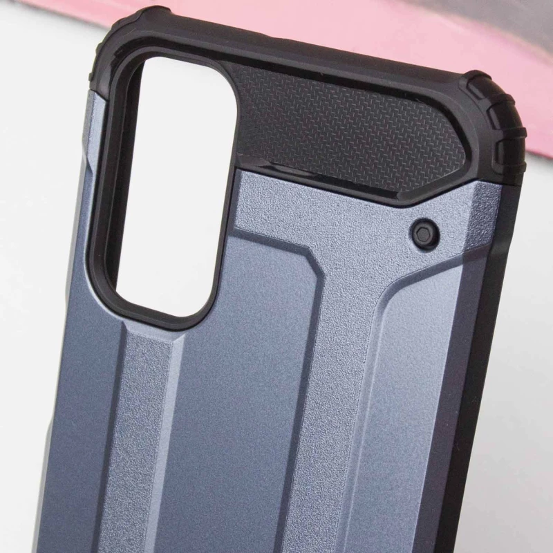 Протиударний чохол з посиленими кутами Immortal на Samsung Galaxy A24 4G – Сірий / Metal slate. Фото 7 з 8