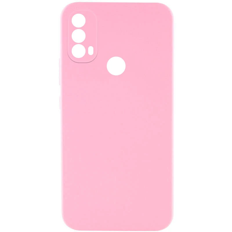 

Чехол Silicone Case Lakshmi Premium з закритою камерою на Motorola Moto E40 (Розовый / Light pink), Рожевий / light pink