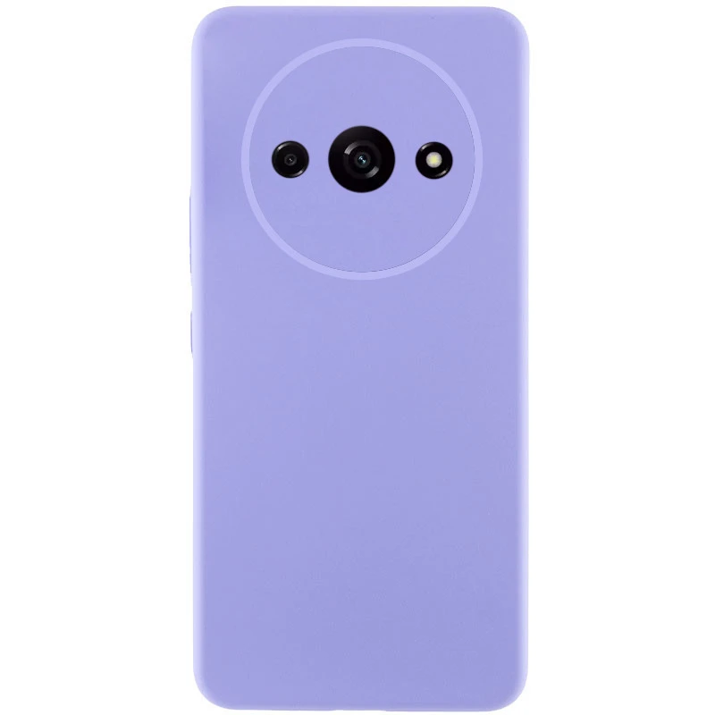 Чохол Silicone Case Lakshmi Premium із закритою камерою для Xiaomi Redmi A3 – Бузковий / Dasheen. Фото 1 з 3