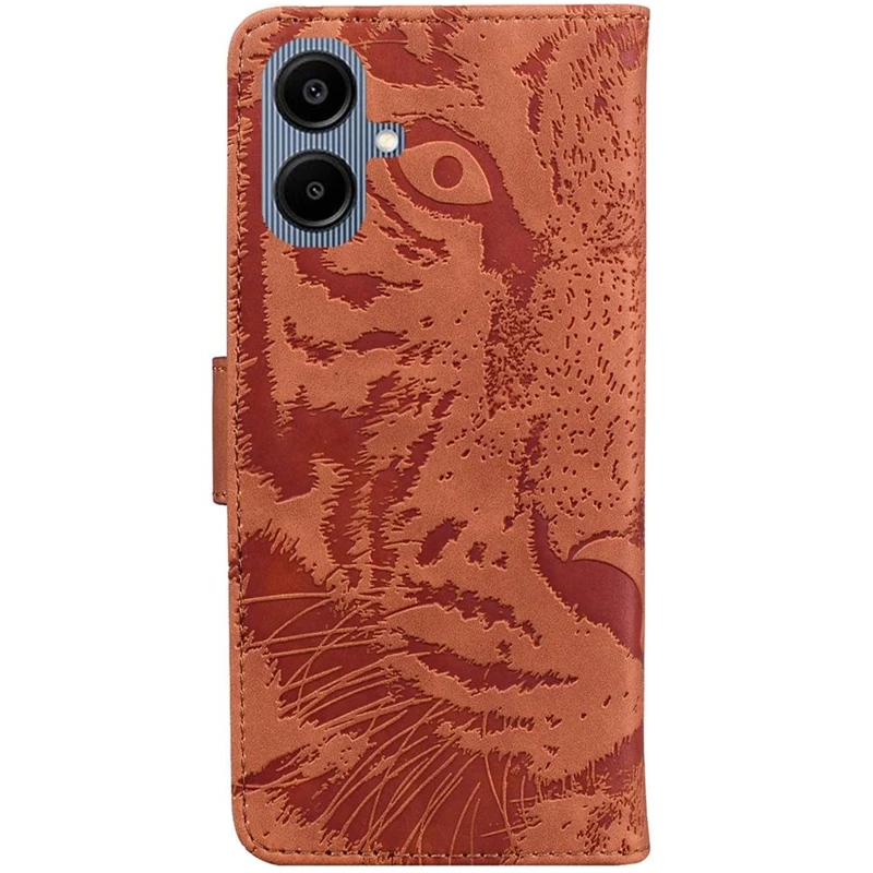 Шкіряний чохол-книжка Tiger для Samsung Galaxy A07 – Brown. Фото 7 з 7