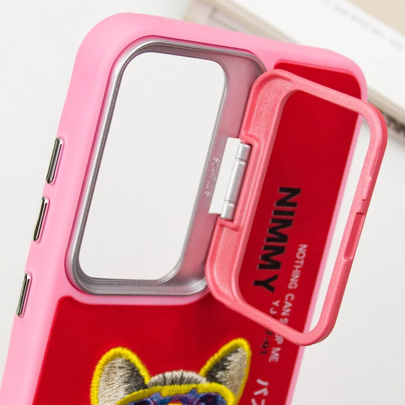 TPU+PC чехол с животными для Xiaomi Redmi 14C / Poco C75 – Pink Dog. Фото 6 из 9