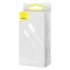 Дата кабель Baseus Dynamic Series USB to Lightning 2.4A (2m) (CALD00050) – White. Фото 3 з 3