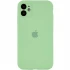 Чохол Silicone Case з захистом камери на Apple iPhone 12 (6.1") – М'ятний / Mint. Фото 1 з 2
