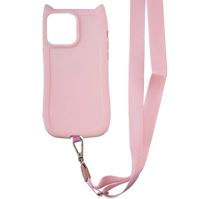 Чохол Kitty with straps для Apple iPhone 16e (6.1") – Pink. Фото 2 з 4