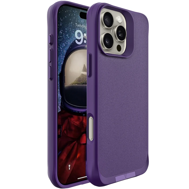 TPU+PC чехол Space Taurustar Magsafe with kickstand для Apple iPhone 16 Pro Max – Deep Blue. Фото 1 из 5