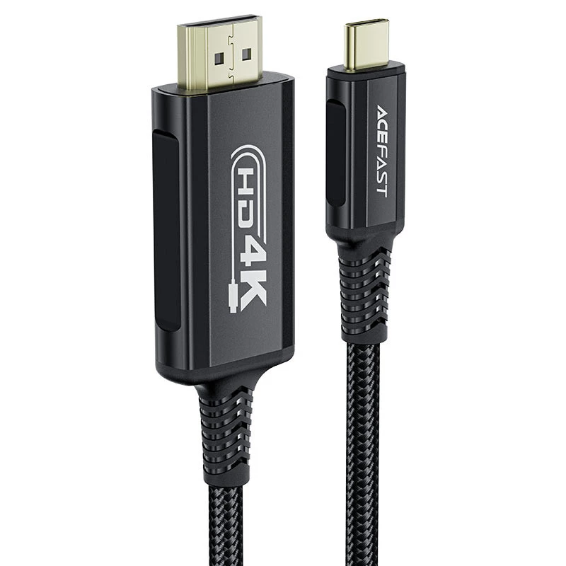 Дата кабель Acefast C1-10 USB-C to HDTV (1.8m) – Black. Фото 9 из 9