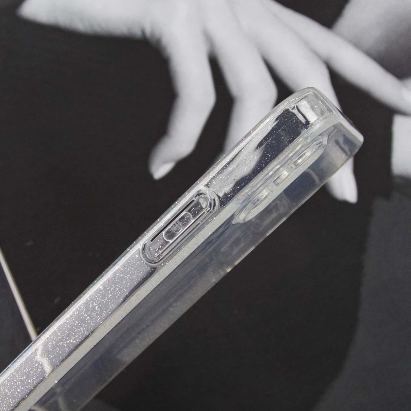 Прозорий чохол з блискітками Apple iPhone XS (5.8") – Clear. Фото 10 з 12