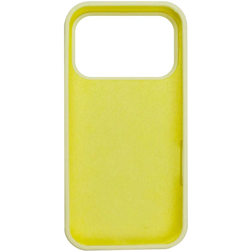 Чохол Silk Full Protective (AA) NO LOGO для Apple iPhone 17 Pro (6.3") – Жовтий / Mellow Yellow. Фото 3 з 5