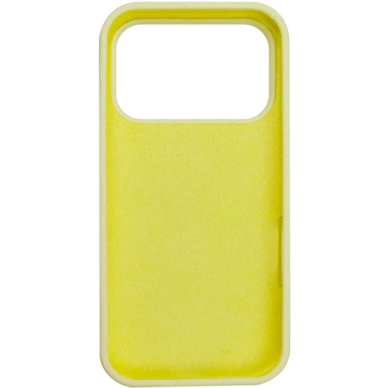 Чохол з закритим низом Silicone Case на Apple iPhone 17 Pro Max (6.9") – Жовтий / Mellow Yellow. Фото 3 з 5
