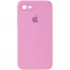 Чехол Silicone Case Square с защитой камеры для Apple iPhone 6/6s (4.7") – Розовый / Light pink. Фото 1 из 3