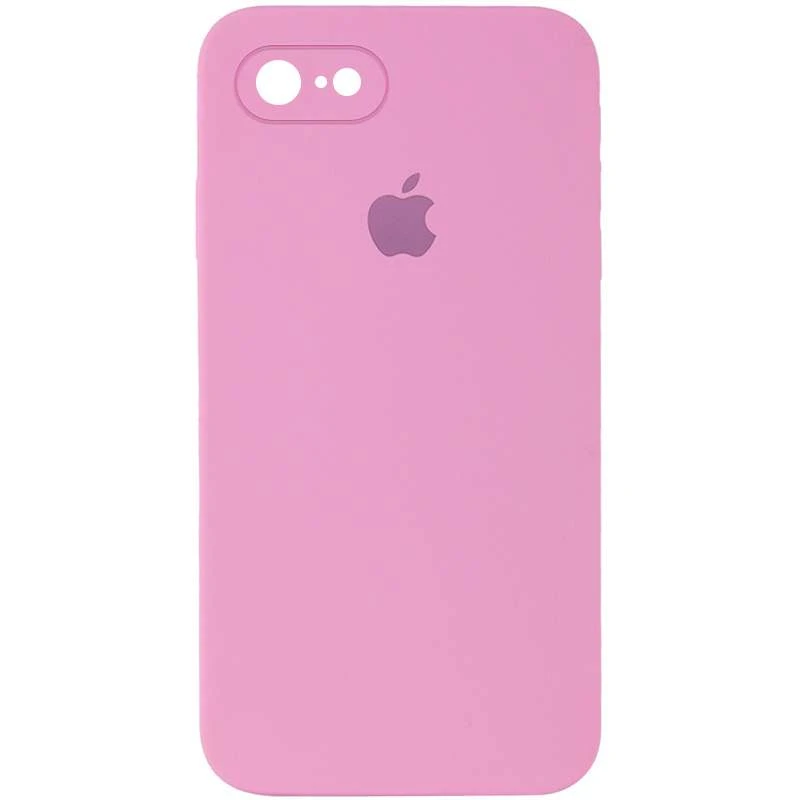 

Чохол Silicone Case Square з захистом камери на Apple iPhone 7 / 8 (4.7") (Рожевий / Light pink)