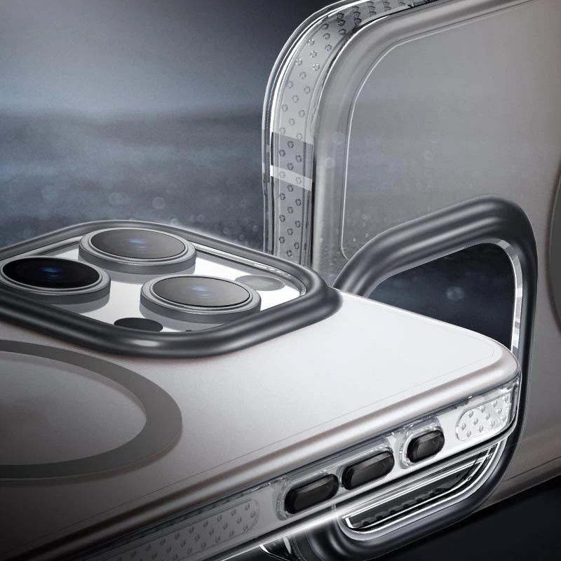 Чохол TPU+PC Shadow with MagSafe для Apple iPhone 14 Pro Max (6.7") – Gray. Фото 5 з 10