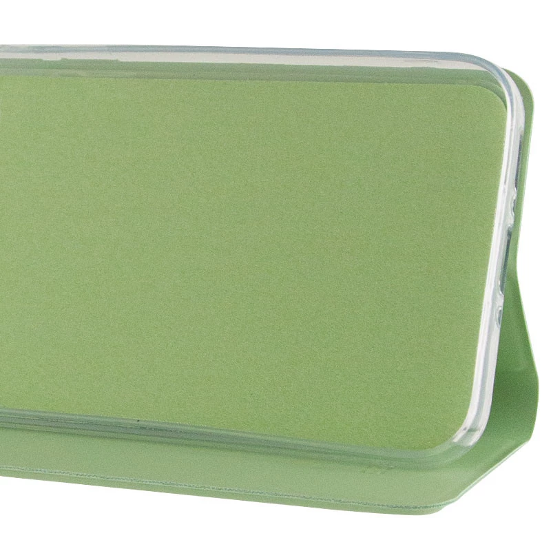 Елегантний чохол книжка GETMAN на Xiaomi Poco M6 4G – М'ятний. Фото 3 з 6