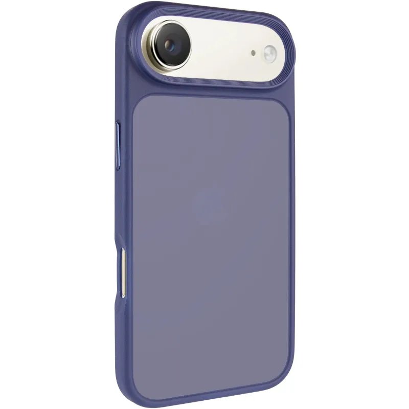 TPU+PC с металлическими кнопками для Apple iPhone 17 Air (6.5") – Синий / Navy Blue. Фото 1 из 7