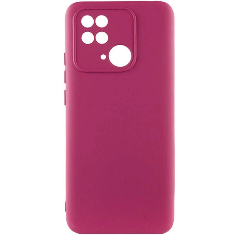 

Чохол Silicone Case Lakshmi з закритою камерою на Xiaomi Poco C40 (Бордовий / Marsala)