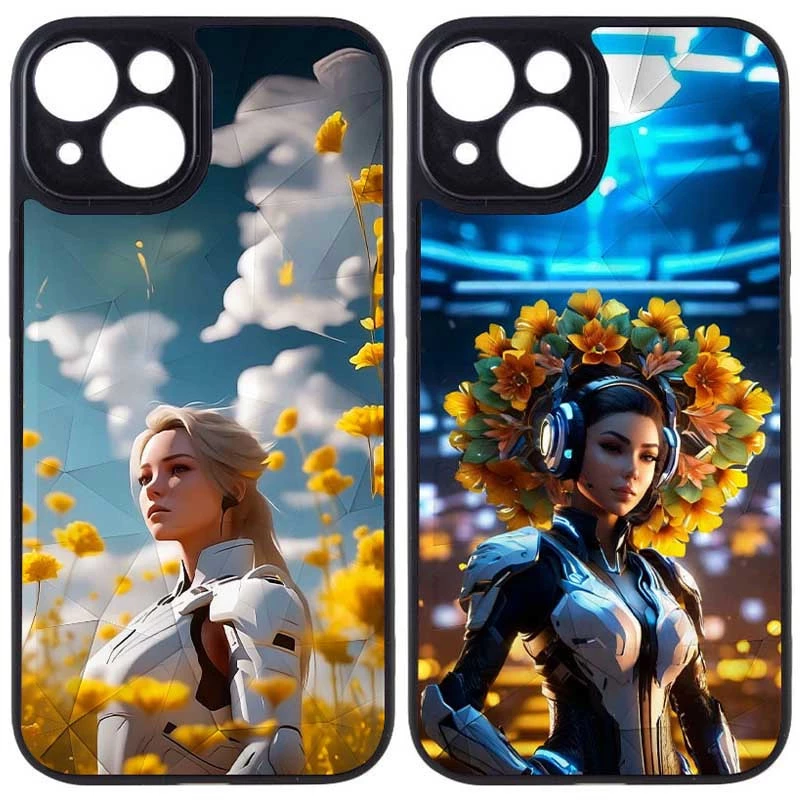 Стеклянный чехол Prisma Ladies на Apple iPhone 15 (6.1") фото 2 из 2