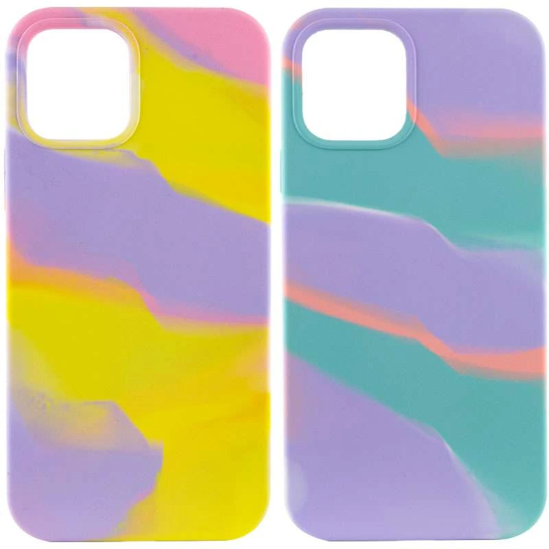 

Чохол Акварель Silicone Case на Apple iPhone 12 Pro (6.1")