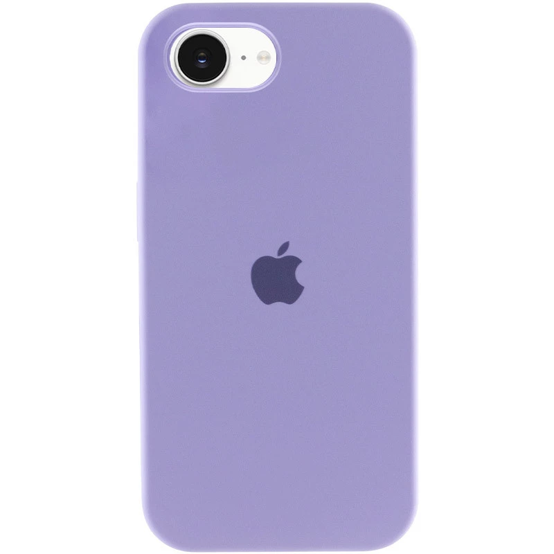 Чохол Silicone Case з закритим низом на Apple iPhone 16e (6.1") – Бузковий / Dasheen. Фото 2 з 6