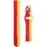 Силіконовий ремінець Rainbow для Smart Watch 20mm – Червоний / Білий. Фото 1 з 2
