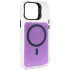 Чохол TPU+PC Jewel Sparkle with MagSafe для Apple iPhone 16 Pro – Violet Shimmer. Фото 3 з 14