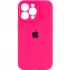 Чехол Silicone Case с защитой камеры для Apple iPhone 13 Pro (6.1") – Розовый / Barbie pink. Фото 1 из 4