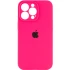 Чехол Silicone Case с защитой камеры для Apple iPhone 16 – Розовый / Barbie pink. Фото 1 из 8