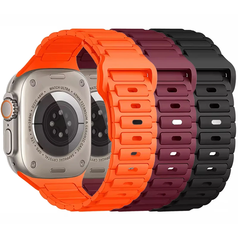 Силіконовий ремінець Defense для Apple Watch 42(ser.1-3)/44/45/46/49mm фото 1 з 1