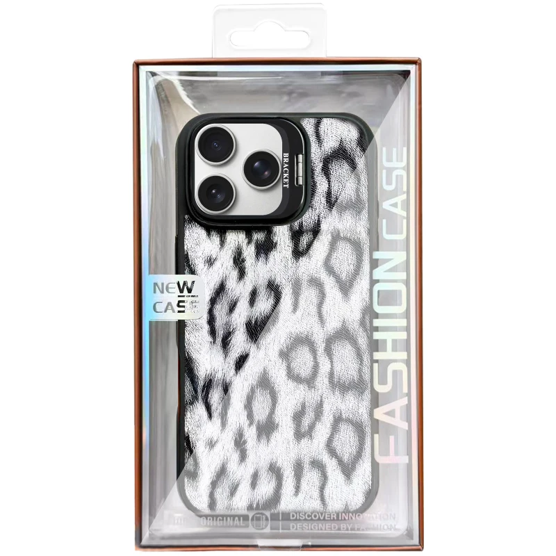 Чохол TPU+PC Wild Leopard with MagSafe and Lens для Apple iPhone 16 Pro Max – Black. Фото 2 з 3