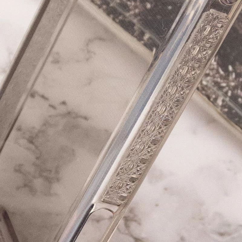 Силіконовий чохол з візерунком на Xiaomi Redmi Note 12 4G – Сірий. Фото 6 з 7