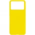 Кольоровий силіконовий чохол на Xiaomi Poco X4 Pro 5G – Жовтий. Фото 2 з 7