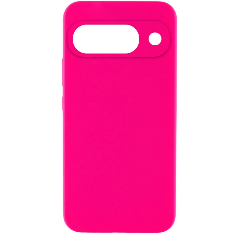 Чехол Silicone Case Lakshmi Premium з закритою камерою на Google Pixel 9 – Розовый / Barbie pink. Фото 2 из 4