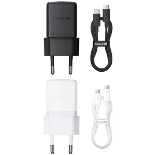 МЗП Baseus Palm Fast Charger 30W (1USB-C) + кабель Type-C to Type-C (P10111605113-01) фото 1 з 2