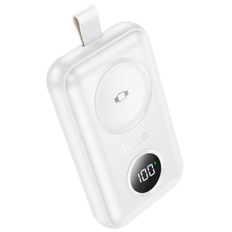 Портативное ЗУ Power Bank Hoco J137 for Apple Watch 2.5W 2500 mAh – White. Фото 3 из 4