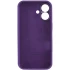 Чехол Silicone Case с защитой камеры для Apple iPhone 16 – Фиолетовый / Amethyst. Фото 5 из 6