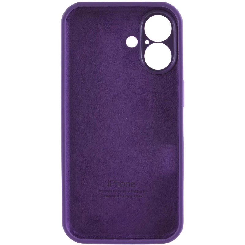 Чохол Silicone Case з захистом камери на Apple iPhone 16 Plus – Фіолетовий / Amethyst. Фото 5 з 6
