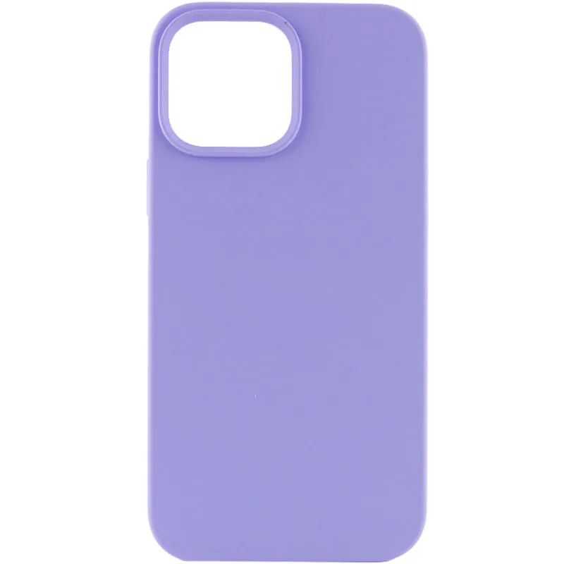 Чохол Silk (AA) NO LOGO with Magnetic Fit для Apple iPhone 14 (6.1") – Бузковий / Dasheen. Фото 1 з 2